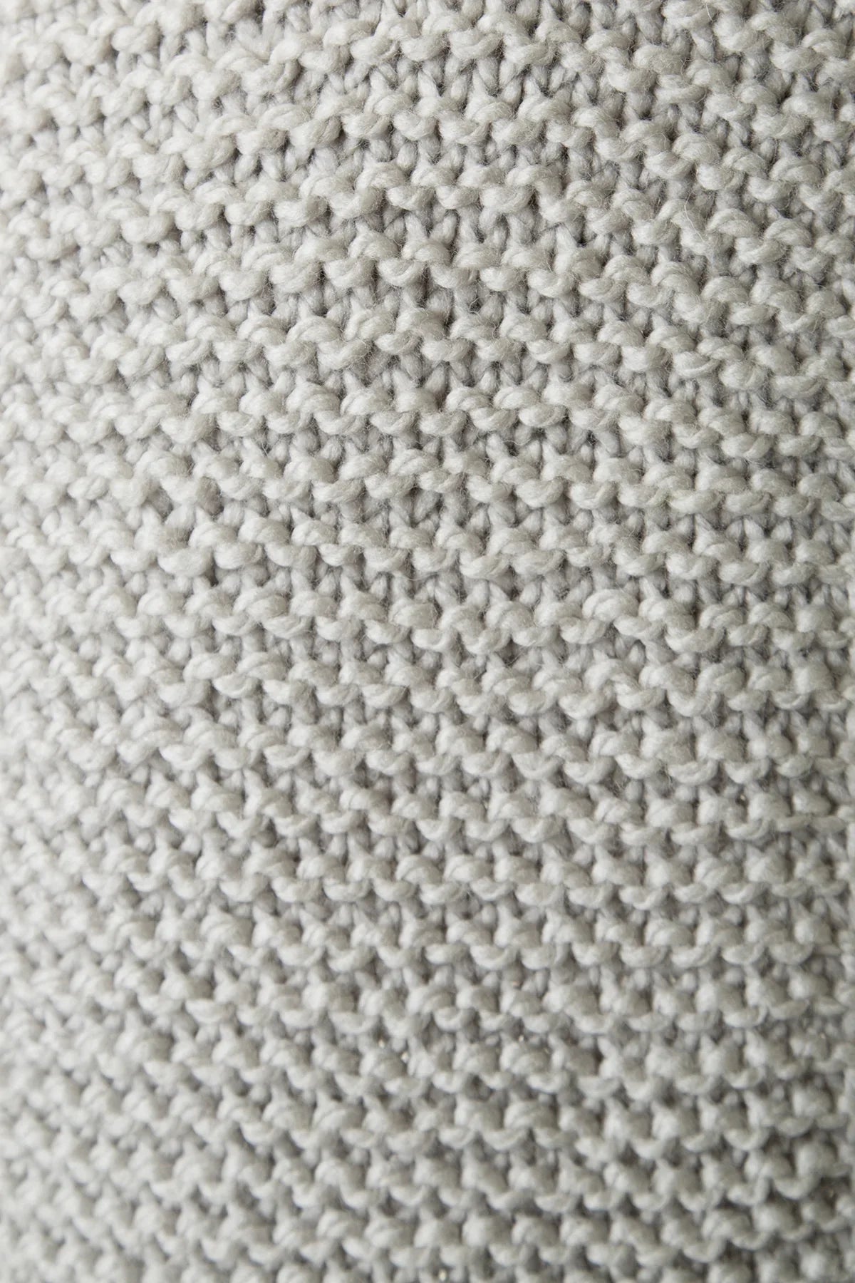 Grey Hand Knitted Scarf
