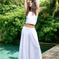 White Palazzo Pant