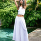 White Palazzo Pant