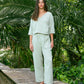 Mint Green Muslin Pant