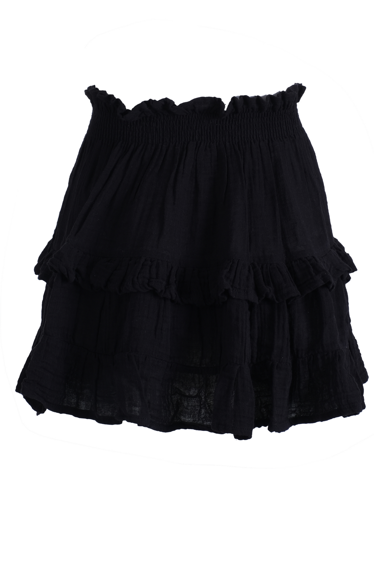 Black Muslin Skirt