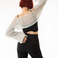 Grey Hand Knitted Grunge Top