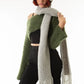 Grey Hand Knitted Scarf