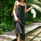 Black Muslin Kybele Dress