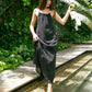 Black Muslin Kybele Dress